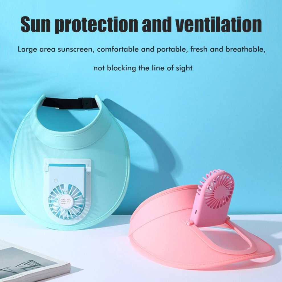 Sonnenblende-Hut Mit Ventilator, Sonnenschutz, 7598290776048