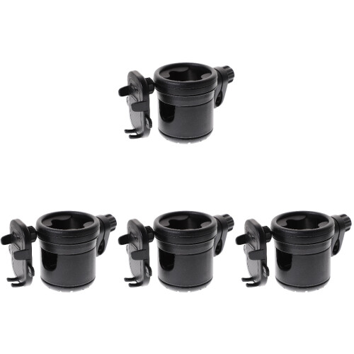 4Pièces -Gobelets Noir Pour Poussette, Fauteuil 1