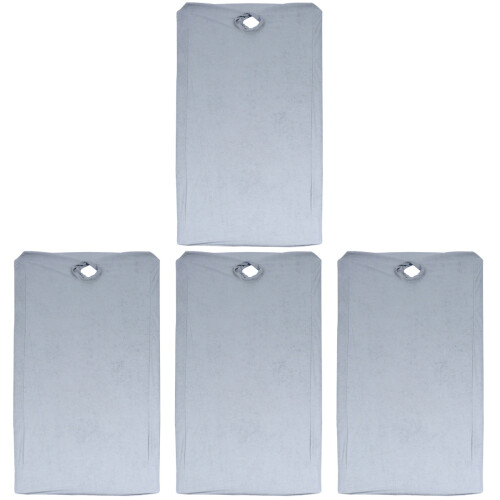 4Pièces -Lit Microfibre Gris Résistant Pour Table De Massage 1