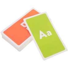 232Pcs Assorted Color Paper Flash Cards English Alphabet Number Toy