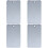 4Pièces -Lit Microfibre Gris Résistant Pour Table De Massage 4