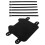 5Pcs Motorcycle Front Plate Black Plastic Reusable Dirt Bike Accessory 1