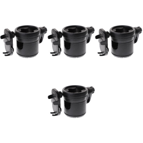 4Pièces -Gobelets Noir Pour Poussette, Fauteuil 2
