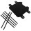 5Pcs Motorcycle Front Plate Black Plastic Reusable Dirt Bike Accessory 3