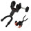 3Pcs Versatile Black Violin Music Stand Hanging Rack 9