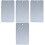 4Pièces -Lit Microfibre Gris Résistant Pour Table De Massage 3