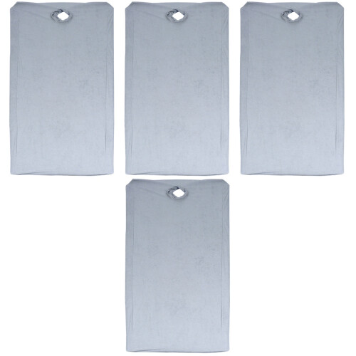 4Pièces -Lit Microfibre Gris Résistant Pour Table De Massage 2