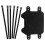 5Pcs Motorcycle Front Plate Black Plastic Reusable Dirt Bike Accessory 2