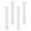 16Pcs White Cake Stand Pillars for Multi-Layer Cakes DIY Decoration 2