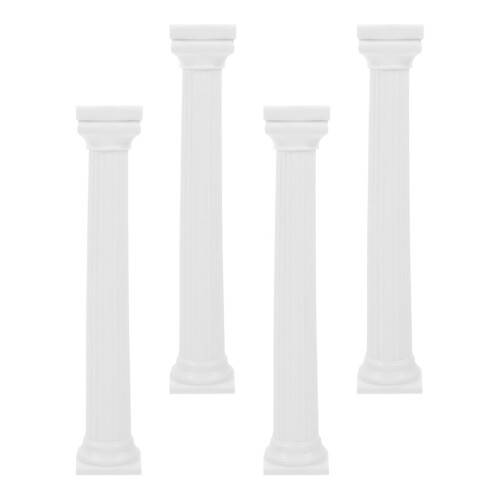 16Pcs White Cake Stand Pillars for Multi-Layer Cakes DIY Decoration 1