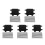 5Pcs Motorcycle Front Plate Black Plastic Reusable Dirt Bike Accessory 7