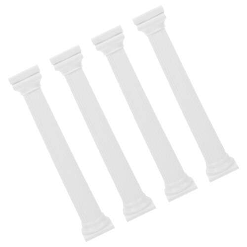 16Pcs White Cake Stand Pillars for Multi-Layer Cakes DIY Decoration 2