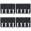 4Pièces Support Mural Multifonction Noir Pour Tondeuses Et Accessoires 5