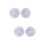 2Sets Durable Hook and Loop Strips Strong Adhesive White for Home Use 8