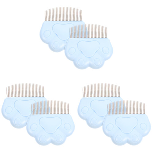 6Pièces Peignes Poils Chat ABS Acier Pour Usage 1
