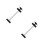 2Pièces Télescopique Aluminium Noir Adaptée Trolley 8