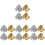 16Pcs Heavy Support Locking Earring Backs Brass for Pierced Ears 4