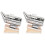 2Pièces Apiculture Acier Durable Argent 4