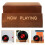 5Pièces Support Vinyle Bois Rangement Albums Magazines 1