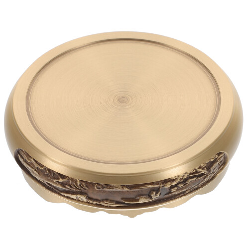 3Pcs Round Copper Ashtray Metal Tabletop Indoor Retro 1