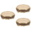 3Pcs Round Copper Ashtray Metal Tabletop Indoor Retro 7