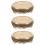 3Pcs Round Copper Ashtray Metal Tabletop Indoor Retro 9