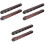 3Sets Wooden Wall Cue Holder Billiard Pool Cue Rack Multi-Hole Design 4