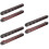 3Sets Wooden Wall Cue Holder Billiard Pool Cue Rack Multi-Hole Design 8