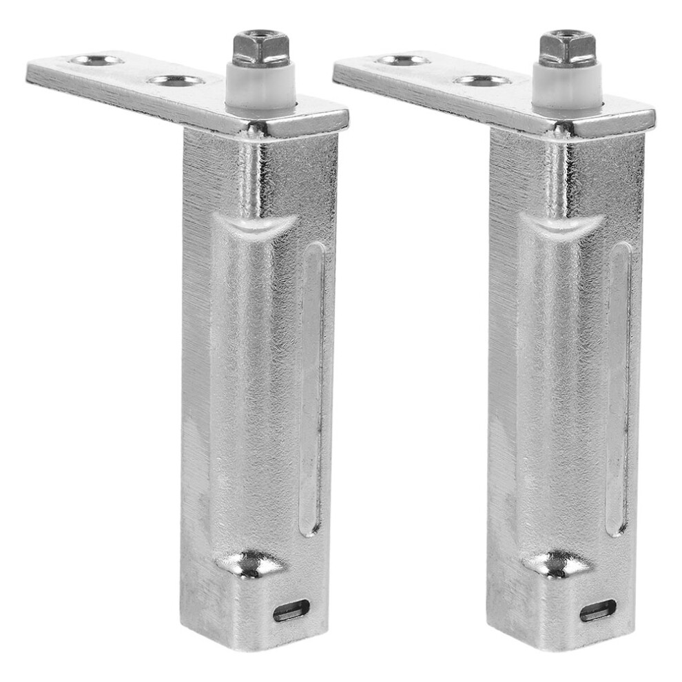 4Pcs Refrigerator Freezer Door Hinges Silver Stainless Steel Durable 3612417882550