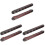 3Sets Wooden Wall Cue Holder Billiard Pool Cue Rack Multi-Hole Design 3