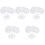 5Sets White Kumihimo Braiding Disk for DIY Jewelry Making 10