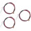3Pcs Multicolor Acoustic Guitar Strings Brass Steel Wire with Coating 7