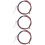 3Pcs Multicolor Acoustic Guitar Strings Brass Steel Wire with Coating 8