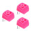 3Pièces Roller Rose Junior Caoutchouc Antidérapant 6