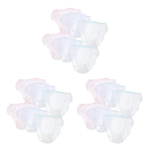 21Pc Women Disposable Panties Breathable Non-Woven Assorted Colors 1