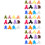 48Pcs Candy Colored Dance Scarves for Kids Performance Props 8