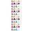 48Pcs Candy Colored Dance Scarves for Kids Performance Props 10