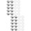 200Pcs Sturdy Plastic Iron Bolt Caps Protective Screw Caps for Decor 9