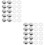 200Pcs Sturdy Plastic Iron Bolt Caps Protective Screw Caps for Decor 8