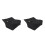 2Pcs Practical Black Accordion Carrying Bag Oxford Cloth Storage Case 7