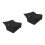 2Pcs Practical Black Accordion Carrying Bag Oxford Cloth Storage Case 9