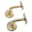 10Pcs Strong Golden Handrail Wall Mounted Bracket Banister Support 2