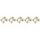 10Pcs Strong Golden Handrail Wall Mounted Bracket Banister Support 10