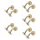 10Pcs Strong Golden Handrail Wall Mounted Bracket Banister Support 11