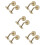 10Pcs Strong Golden Handrail Wall Mounted Bracket Banister Support 9