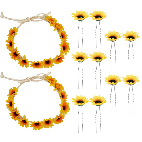 6Ensembles Parure De Pinces Et Couronnes Pour Décoration