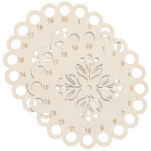 8Pièces Organiseur Fils Broderie Bois Khaki Résistant Esthétique