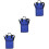3Pcs Kids Drum Stick Bag Blue Comfortable Drumstick Holder Backpack 5