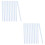 20Pcs ABS Binding Bars Slide Grip Clips Blue for Office Hospital Use 8