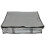 3Pcs Multipurpose Grey Under Bed Storage Bag with Handles and Window 1